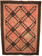 Flying Geese at Sunset Quilt.